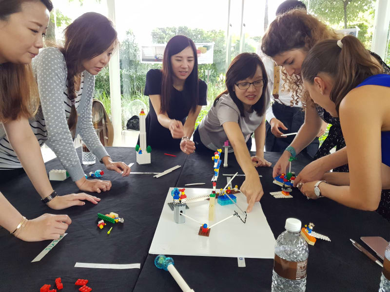 Atelier de team building LEGO Serious Play pour une équipe en entreprise