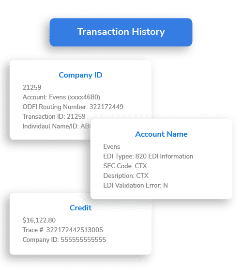 Alkami’s EDI Banking provides translation and reporting for the complex B2B payment remittance data your treasury management clients receive.