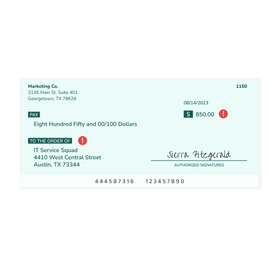 Check Positive Pay feature on Alkami Treasury Management Solution