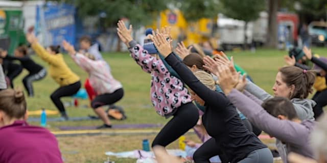 FREE Yoga! Better Buzz Yoga at Sunnyside Music Fest