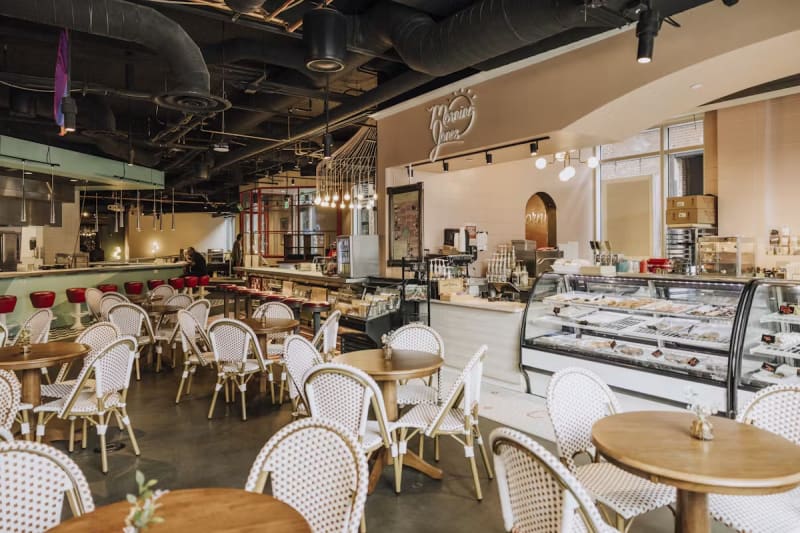 Croissants, cappuccinos, and sidewalk seating that transports you to Europe.