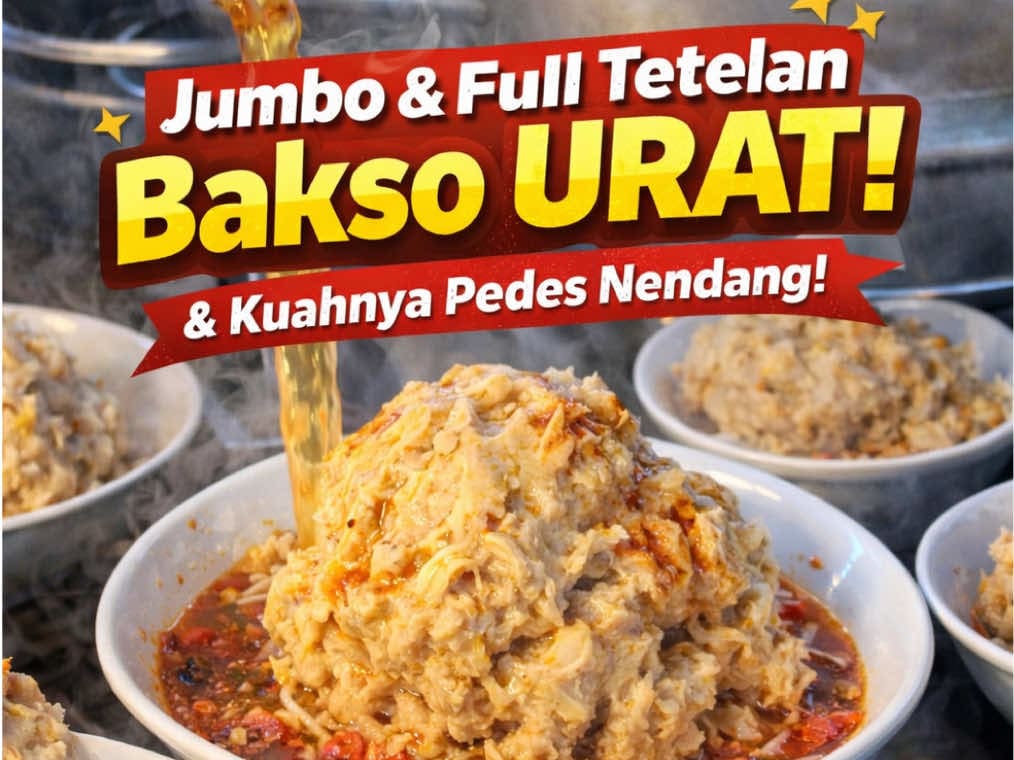 Bakso urat JUMBO di Bakso Solo Raden Dalung Bali