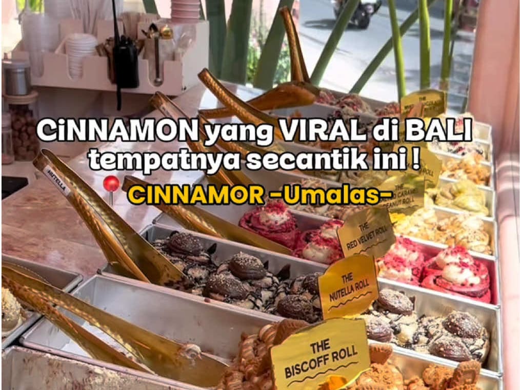 Rekomendasi yang wajib kalian coba di Bali ada @CINNAMOR di umalas bali !