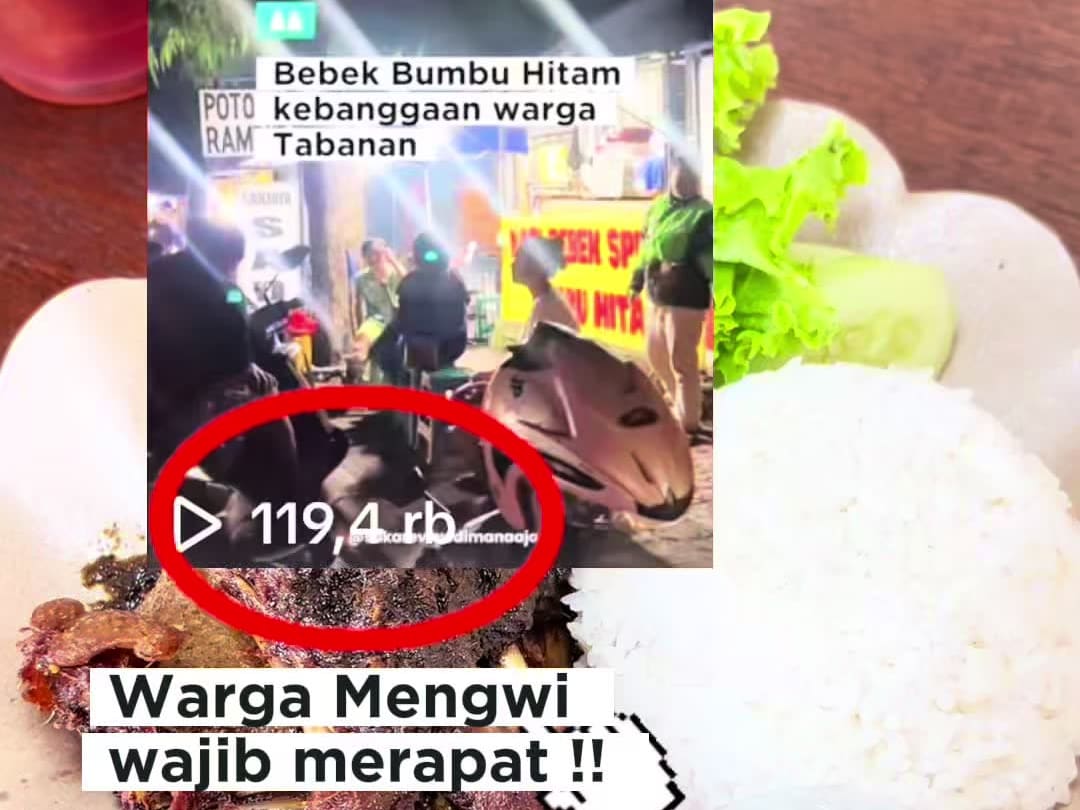 Bebek Bumbu Hitam 22! Mengwi
