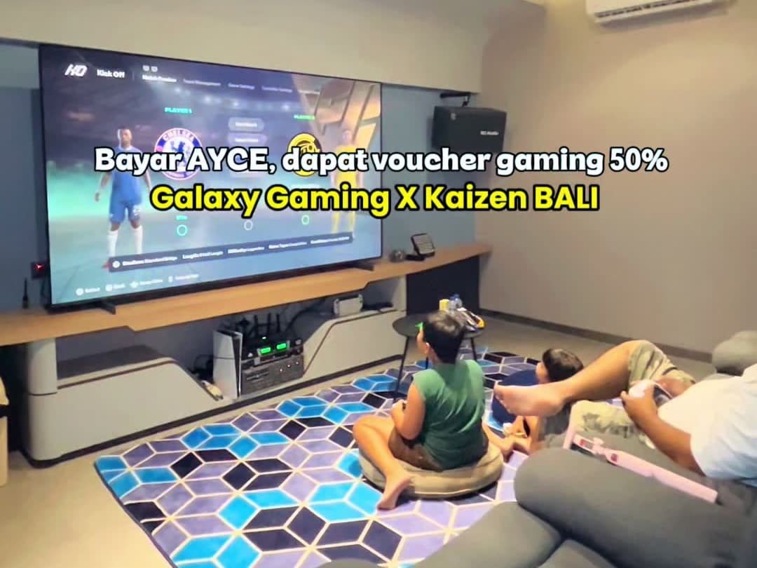 Cuma makan AYCE minimal 4 pax di Kaizen Renon, bisa dapetin FREE voucher DISKON 50% Galaxy Gaming! 😱