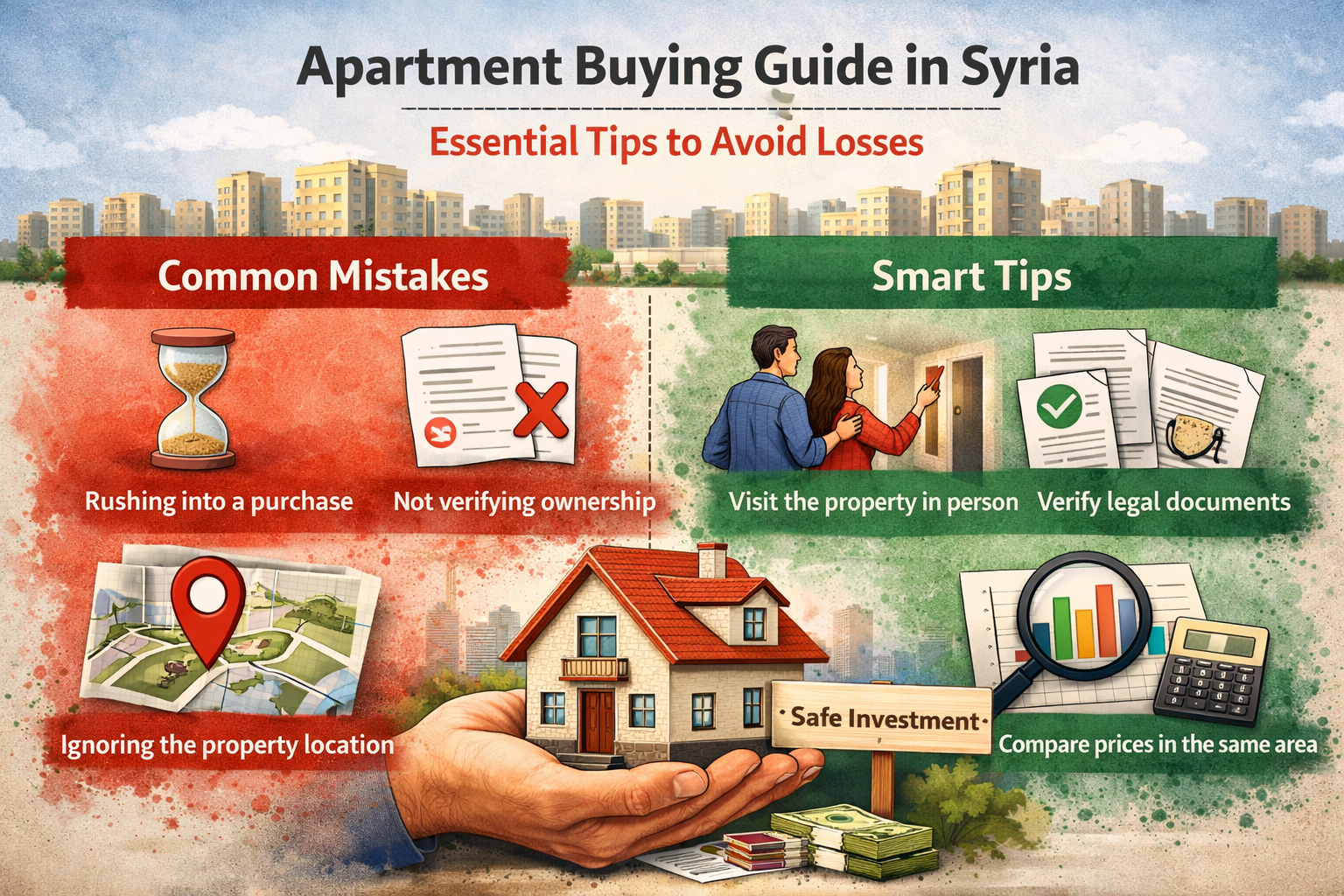 Apartment Buying Guide in Syria: Essential Tips to Avoid Losses