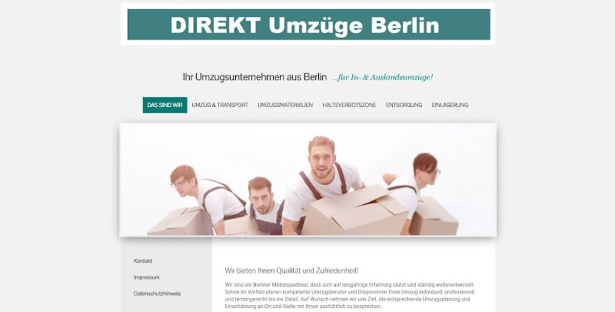 Direkt Umzüge Berlin - Halteverbot Berlin
