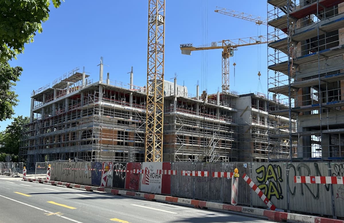 Gowest Gewerbehöfequartier Baustelle Die Wohnkompanie Berlin - Halteverbot Berlin