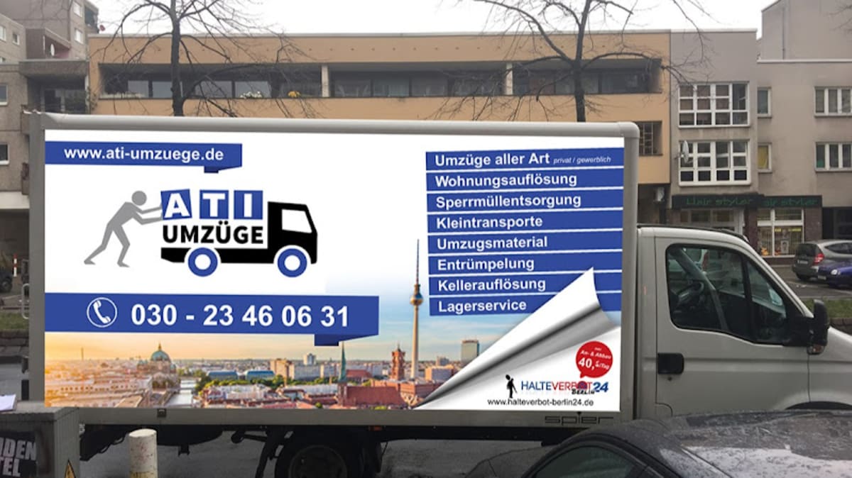 Umzugsunternehmen Berlin Ati Umzüge - Halteverbot Berlin