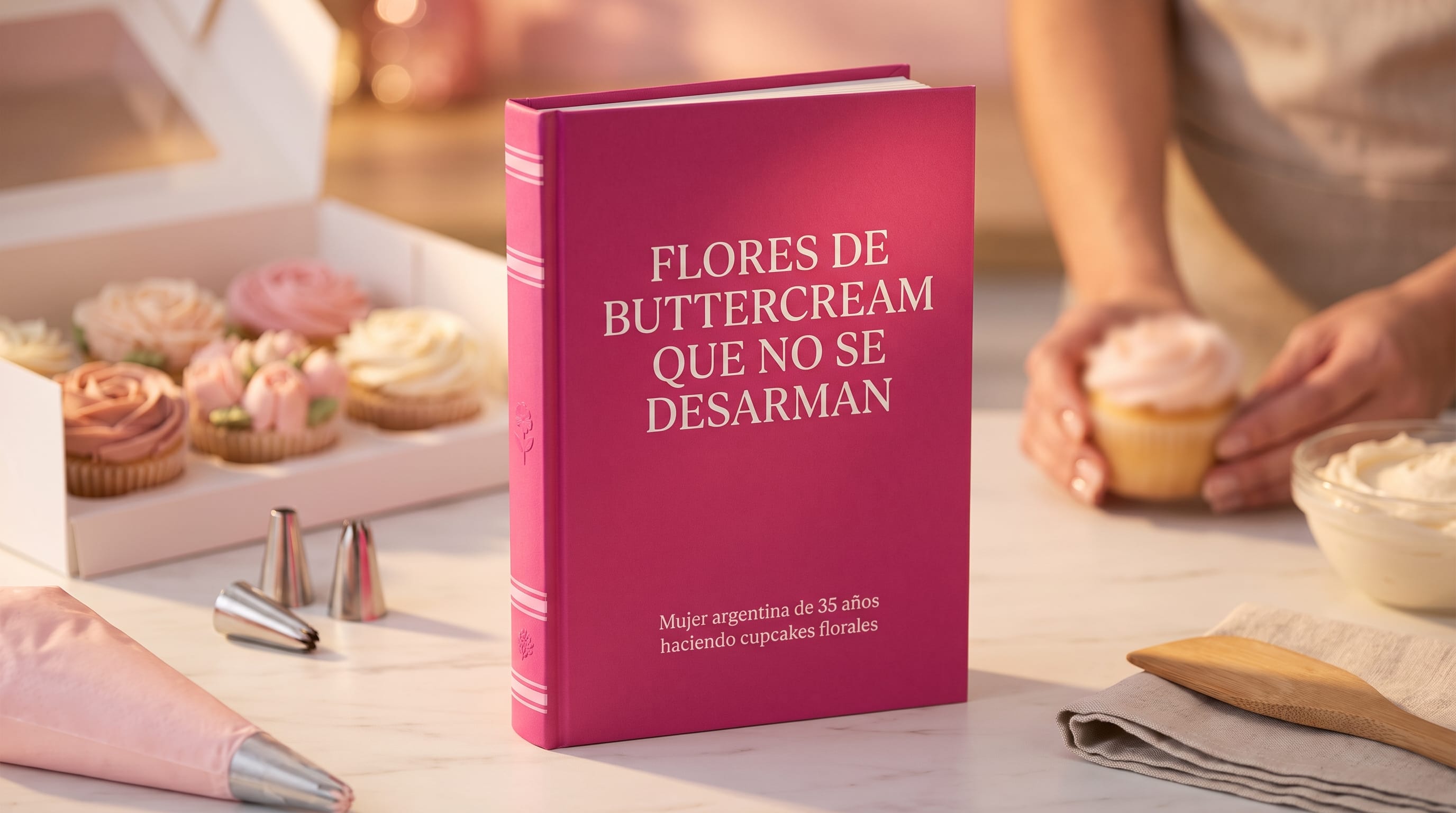 HACÉ FLORES DE BUTTERCREAM