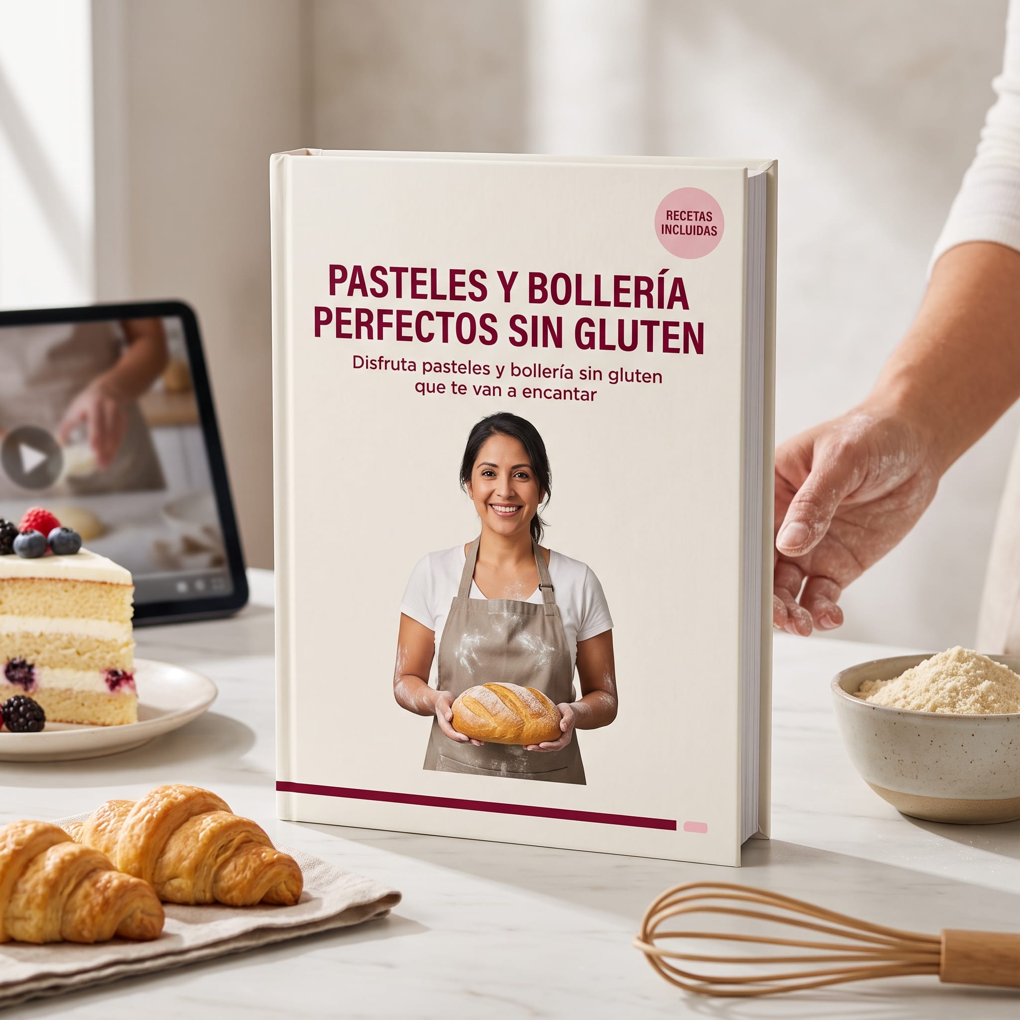 Pasteles y bollería perfectos sin gluten