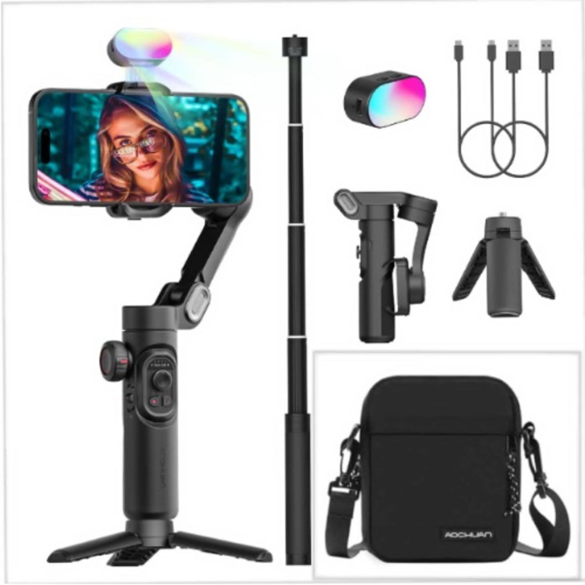 Smart X-pro 3-axis Aochuan Phone Gimbal — image 4