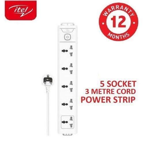 itel 5-Ways Sockets Extension BOX ISU-1521W