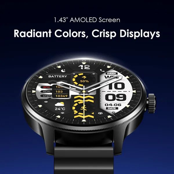oraimo Watch 5R Pro 1.43" AMOLED 2.5D Floating Interface IP68 Smart Watch — image 5
