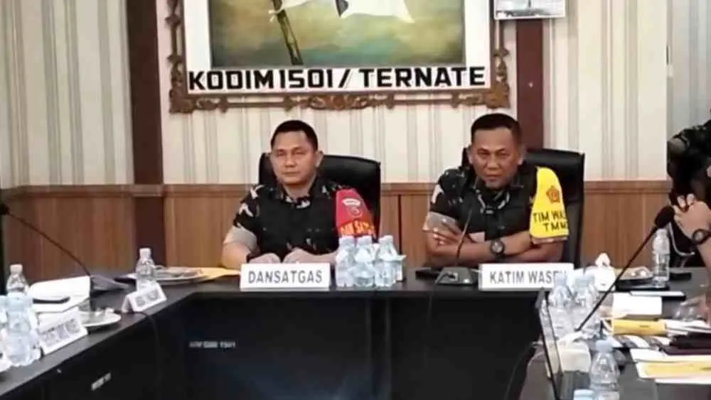 Dandim 1501/Ternate Paparkan Progres TMMD Kepada Tim Wasev