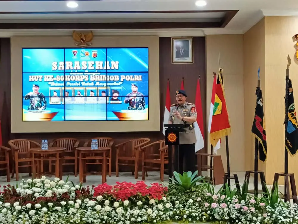 Brimob Jabar Gelar Sarasehan HUT Ke – 80 Korps Brimob Polri di Aula Rastra Sewakottama