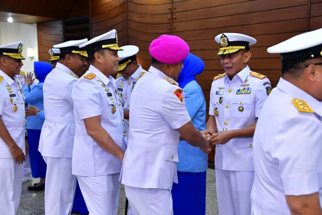 KAS KORMAR HADIRI SERAH TERIMA 4 JABATAN STRATEGIS TNI AL
