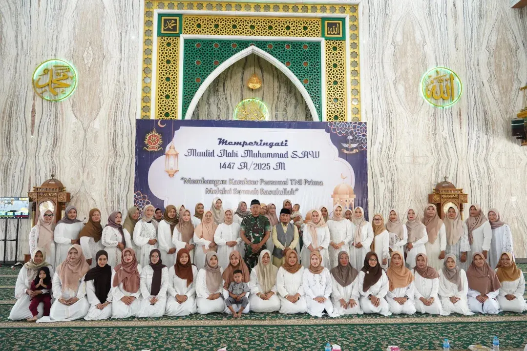 Divif 1 Kostrad Gelar Peringatan Maulid Nabi Muhammad SAW 1447H