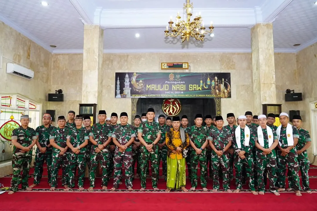 Divif 2 Kostrad Gelar Peringatan Maulid Nabi Muhammad SAW, Ajak Meneladani Akhlak Rasul Divif 2 Kostrad Gelar Peringatan Maulid Nabi Muhammad SAW, Ajak Meneladani Akhlak Rasul
