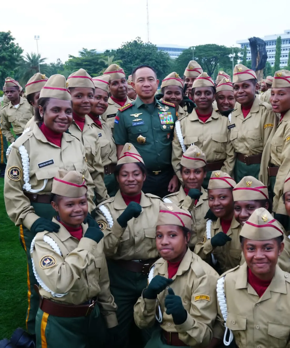 Panglima TNI Pimpin Upacara Penyambutan KKRI Wilayah Jayapura