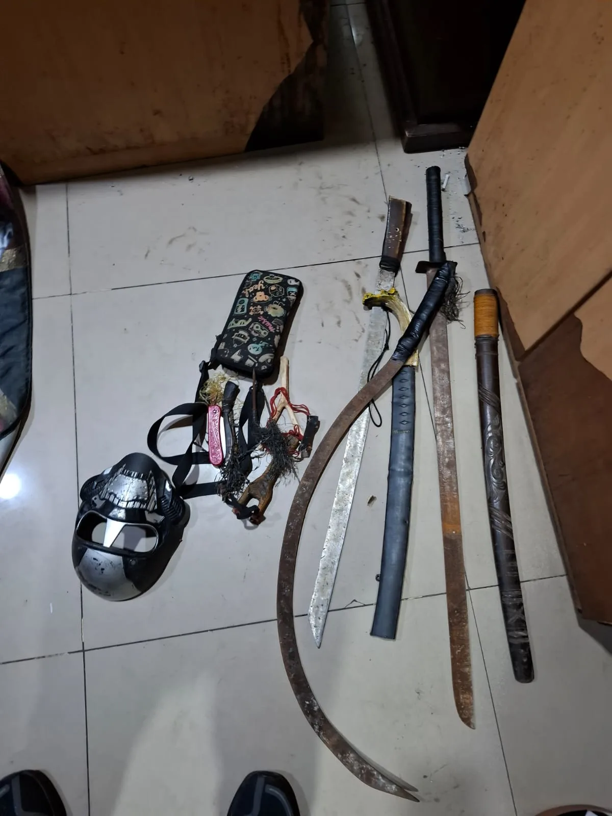 BRIMOB POLDA SUMUT BACKUP POLRES BELAWAN, GELAR PATROLI GABUNGAN CIPTAKAN SITUASI KAMTIBMAS KONDUSIF