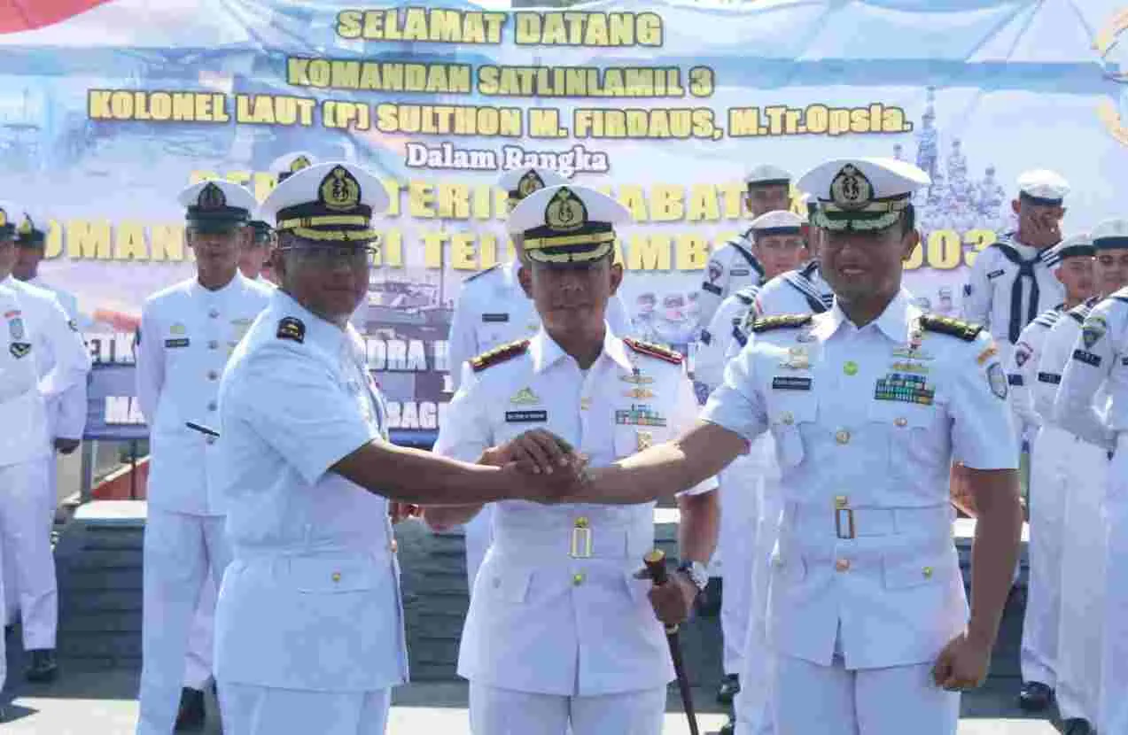 TONGKAT KOMANDO KRI TELUK AMBOINA-503 RESMI BERGANTI