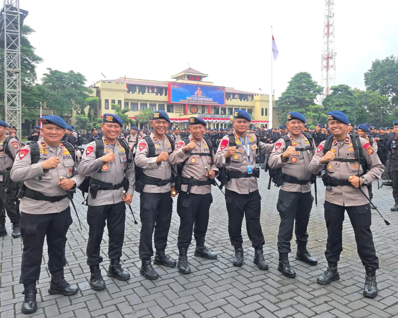 DANSAT BRIMOB POLDA SUMSEL KOMBES POL. SUSNADI, S.I.K. MENGHADIRI KEGIATAN PEMBUKAAN DAN RANGKAIAN RAKERNIS KORPBRIMOB POLRI TAHUN 2026 BERTEMPAT DI MAKO KORPS BRIMOB POLRI KELAPA DUA DEPOK