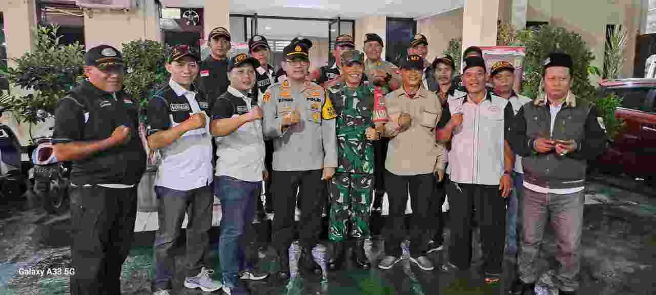 POLSEK DUREN SAWIT GELAR APEL GABUNGAN 3 PILAR DAN OPERASI CIPTA KONDISI, PERKETAT ANTISIPASI GUANTIBMAS