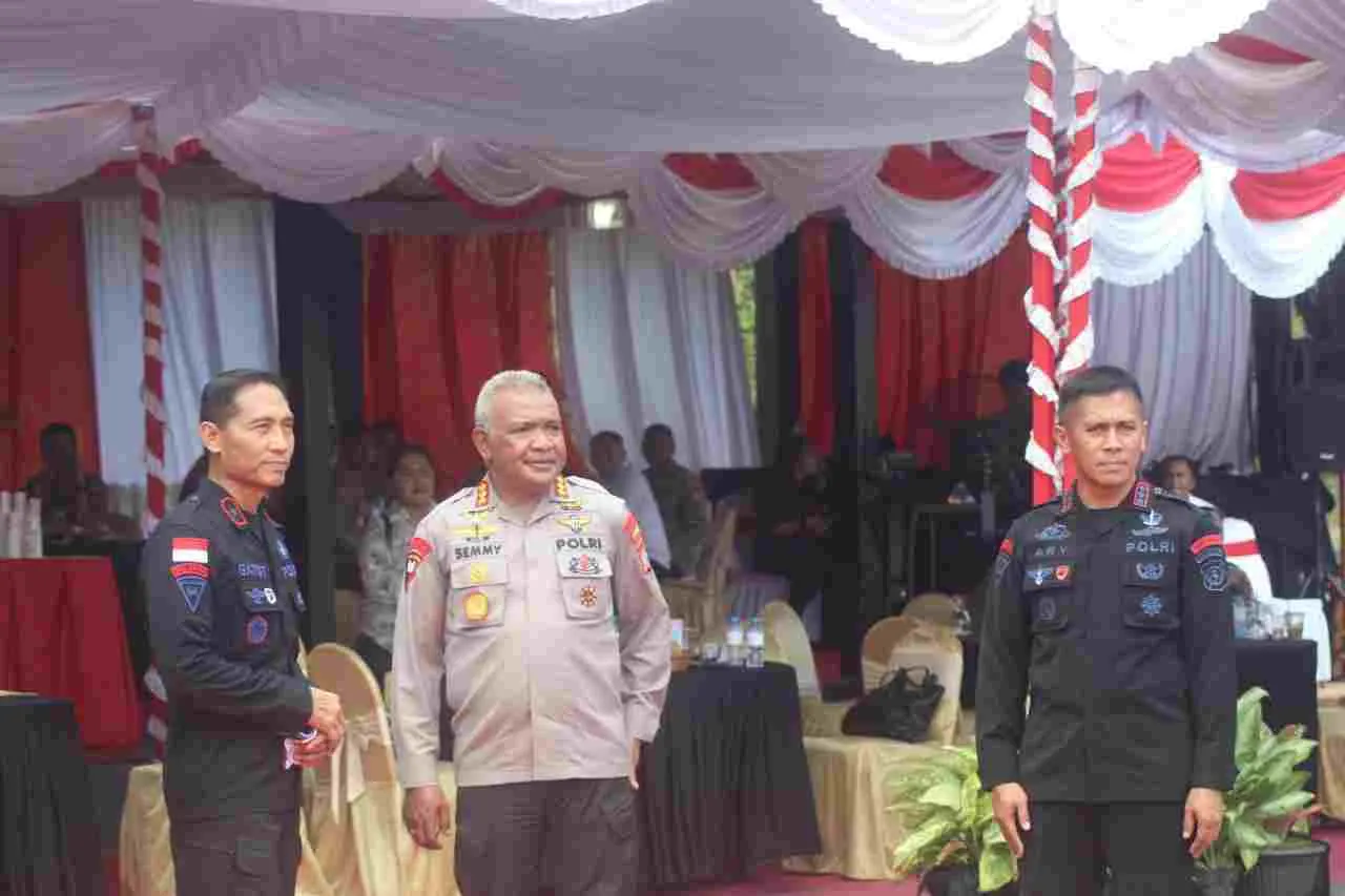 Resmi Berdiri, Kapolda Papua Barat Daya Pimpin Upacara Peresmian Satbrimob Polda Papua Barat Daya