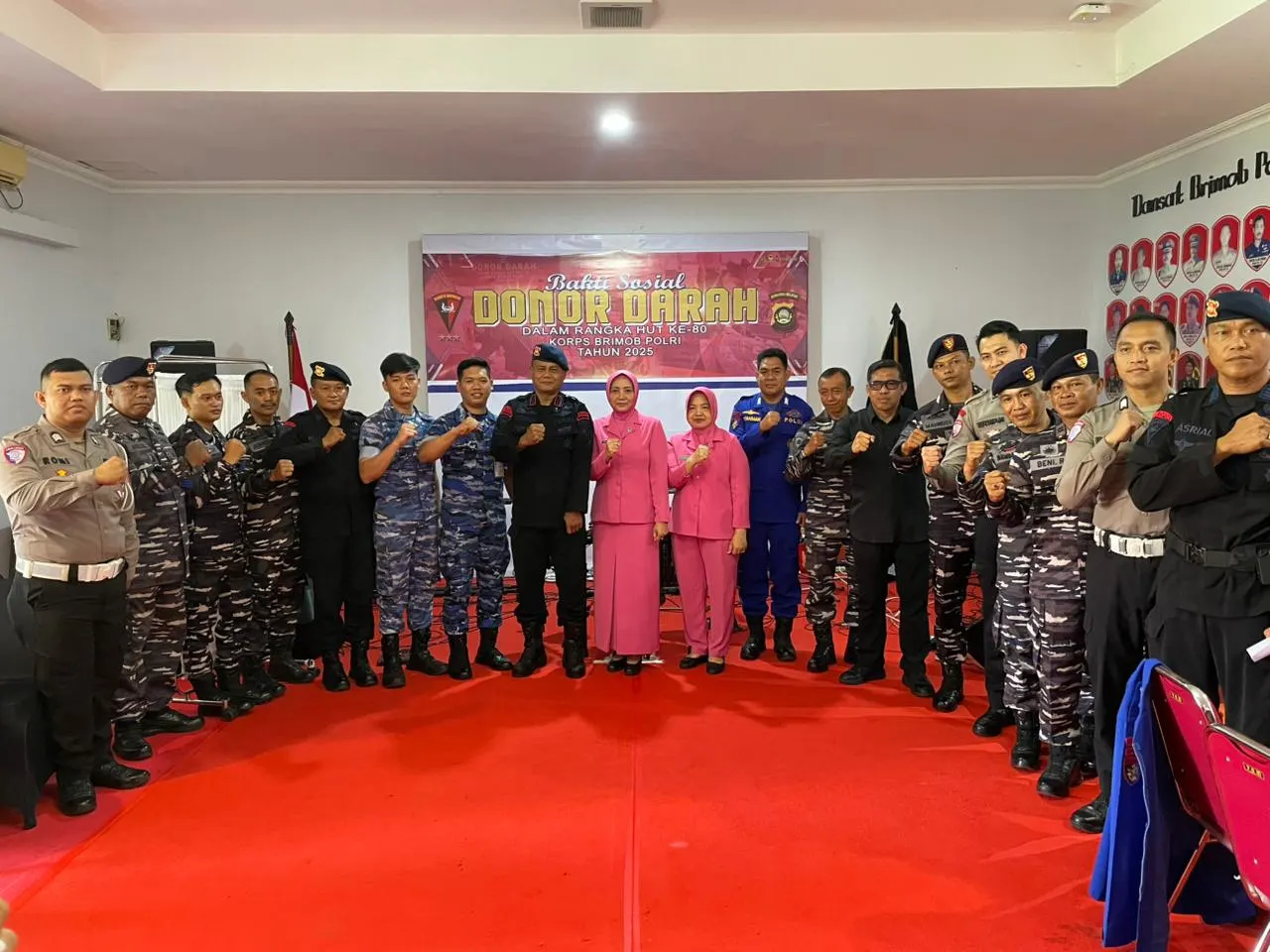SATBRIMOB POLDA SUMSEL GELAR BAKTI SOSIAL DONOR DARAH DALAM RANGKA HUT KORPS BRIMOB POLRI KE-80 TAHUN 2025 SATBRIMOB POLDA SUMSEL GELAR BAKTI SOSIAL DONOR DARAH DALAM RANGKA HUT KORPS BRIMOB POLRI KE-80 TAHUN 2025