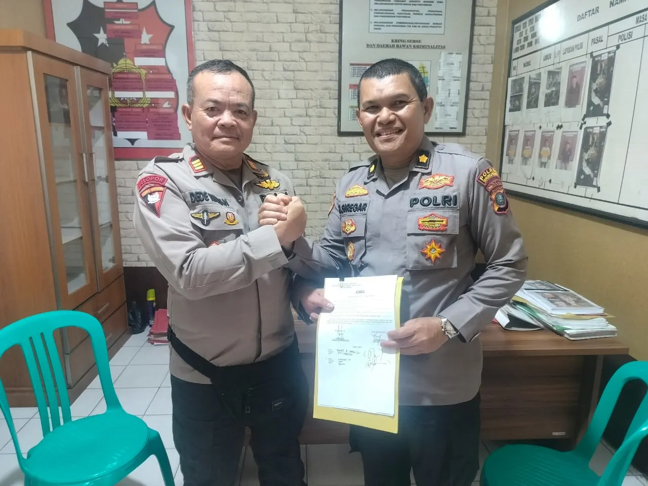 Personel Satbrimob Polda Sumsel Bantu Penanganan Bencana Alam di Sumatera, Gelar Randurlap dan Water Treatment