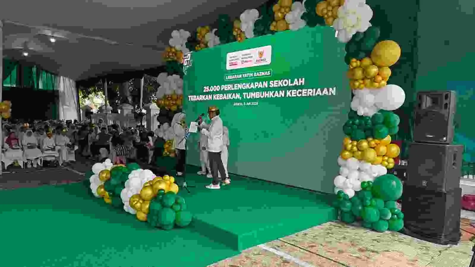 Kapolsek Matraman Hadiri Penyaluran Bantuan 25.000 Seragam Sekolah dalam Program Lebaran Yatim BAZNAS Kapolsek Matraman Hadiri Penyaluran Bantuan 25.000 Seragam Sekolah dalam Program Lebaran Yatim BAZNAS