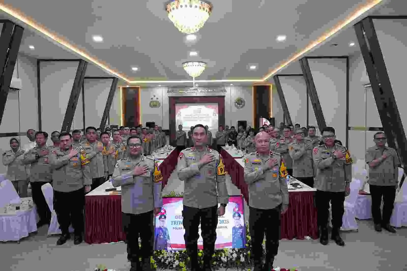 Gelar Operasional Triwulan II Tahun 2025 Polda Banten
