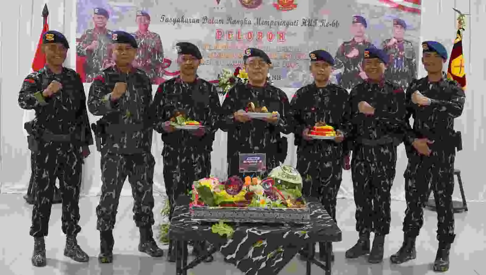 Satbrimob Polda Sumsel Gelar Tasyakuran HUT Pelopor ke-66 Sekaligus Pelepasan Anggota Purnabakti