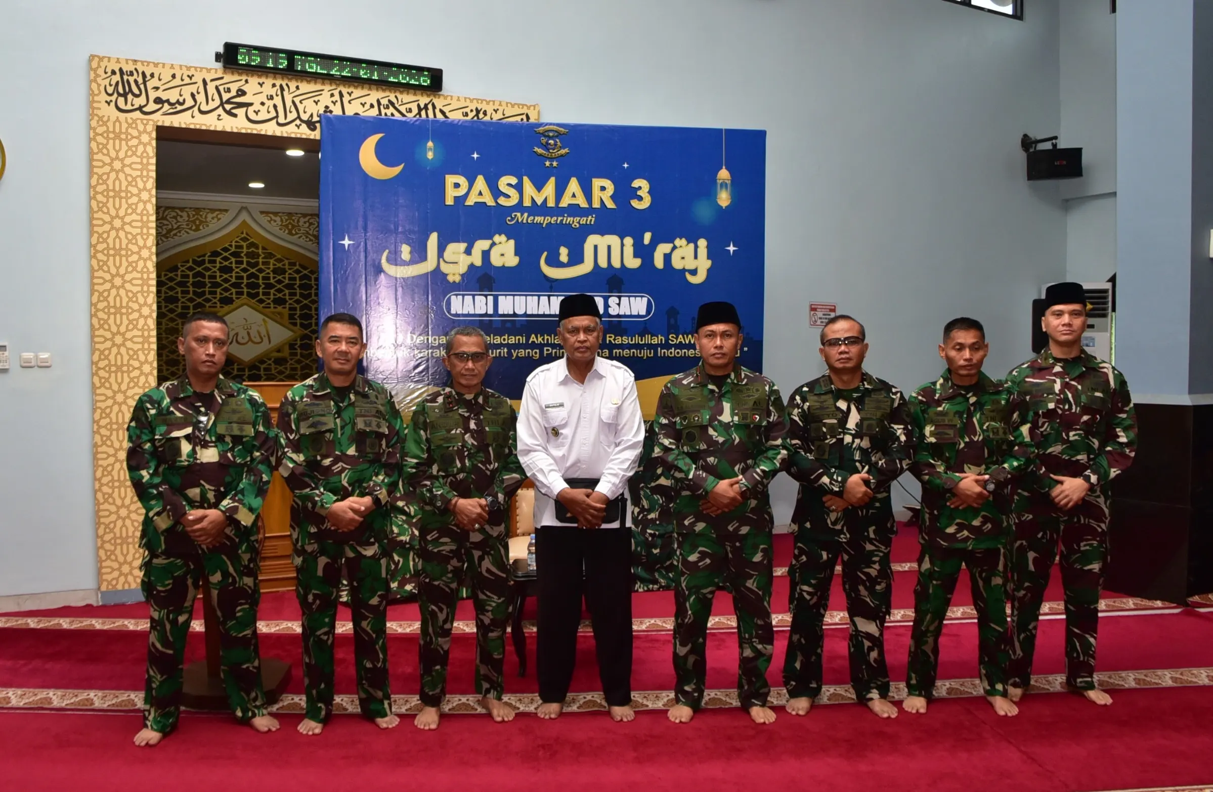 Meneladani Perjalanan Agung Rasulullah, Pasmar 3 Peringati Isra Mi’raj 1447 H/2026 M Meneladani Perjalanan Agung Rasulullah, Pasmar 3 Peringati Isra Mi’raj 1447 H/2026 M