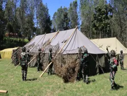 Yonzipur 9 Kostrad Laksanakan Kegiatan Latihan Taktis Tingkat Kompi