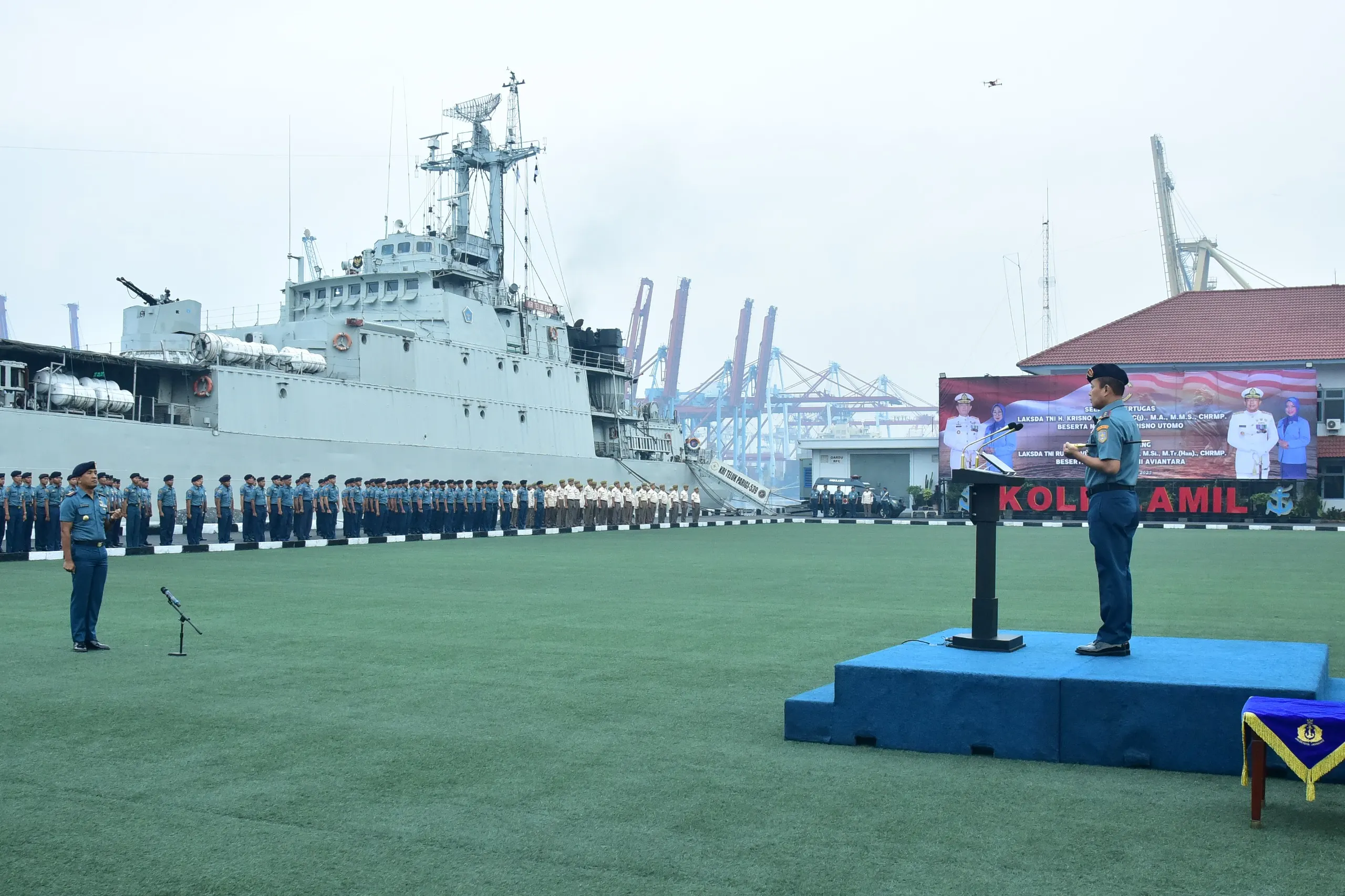 MENJELANG SERTIJAB, PANGLIMA KOLINLAMIL LAKSANAKAN EXIT BRIEFING KEPADA KELUARGA BESAR KOLINLAMIL MENJELANG SERTIJAB, PANGLIMA KOLINLAMIL LAKSANAKAN EXIT BRIEFING KEPADA KELUARGA BESAR KOLINLAMIL