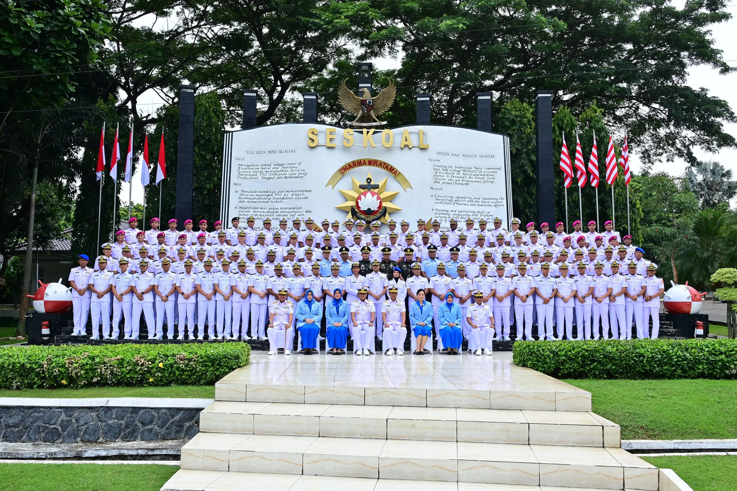 KAS KORMAR HADIRI PENUTUPAN DIKREG SESKOAL KE-64 TAHUN 2025