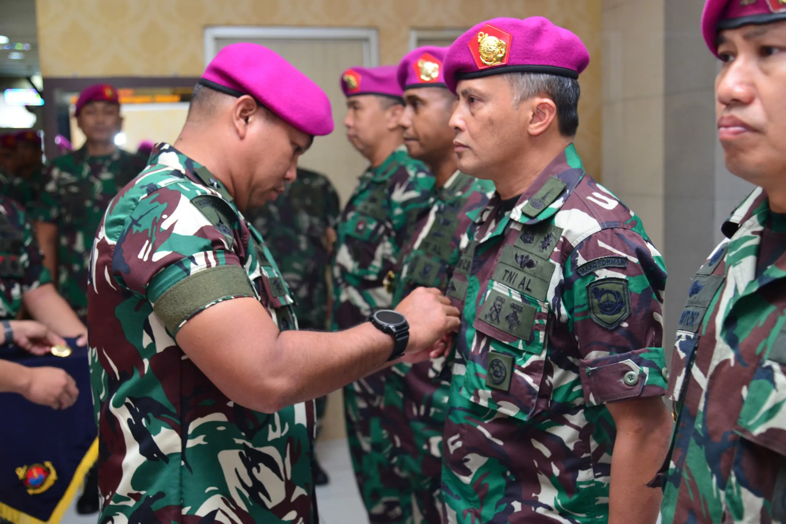 ASINTEL PANGKORMAR PIMPIN PENGUKUHAN JABATAN PABAN DI LINGKUNGAN SINTEL KORMAR
