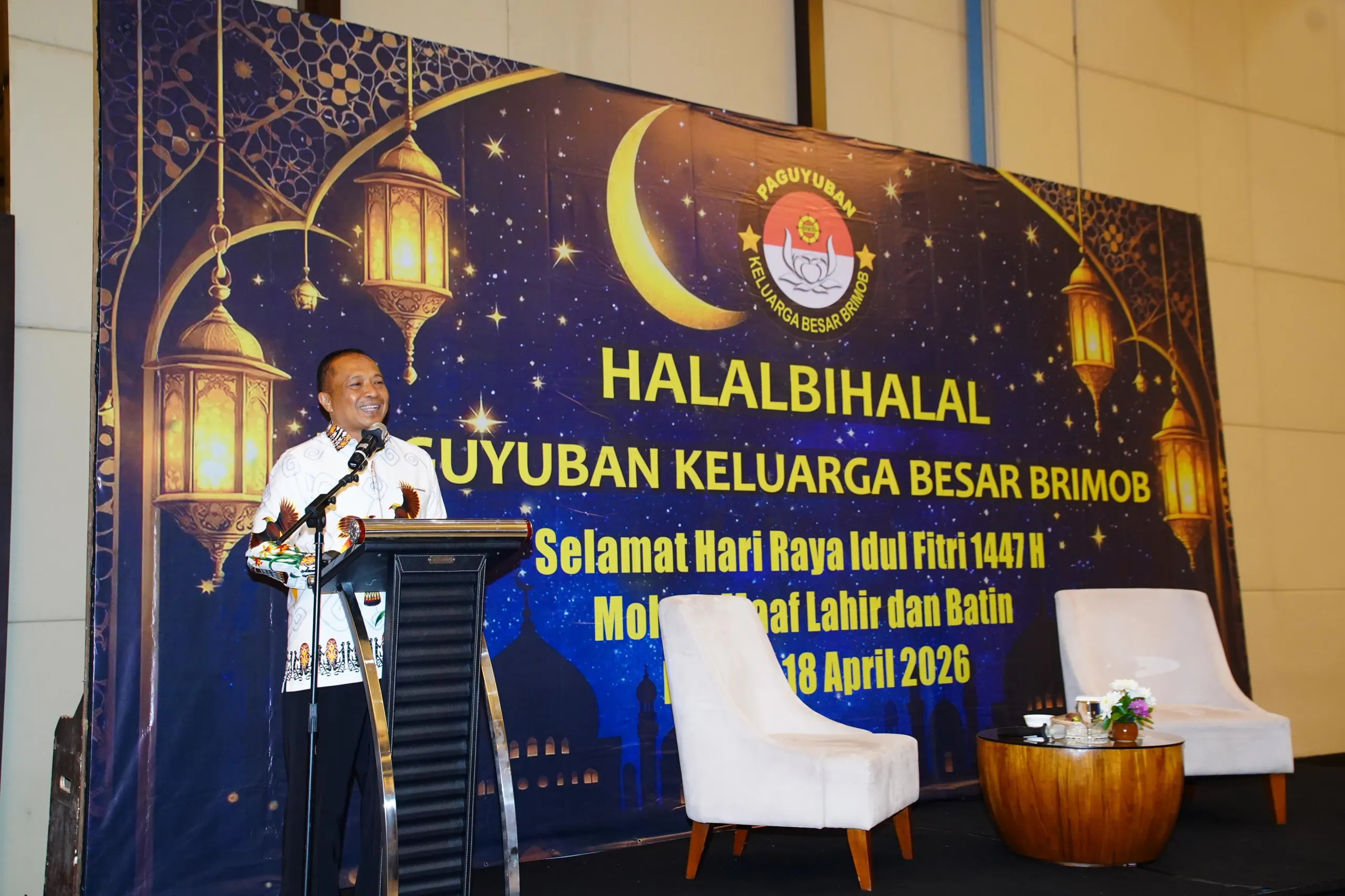 Pererat Silaturahmi, Dankorbrimob Polri Hadiri Acara Halal Bihalal Paguyuban Keluarga Besar Brimob Pererat Silaturahmi, Dankorbrimob Polri Hadiri Acara Halal Bihalal Paguyuban Keluarga Besar Brimob