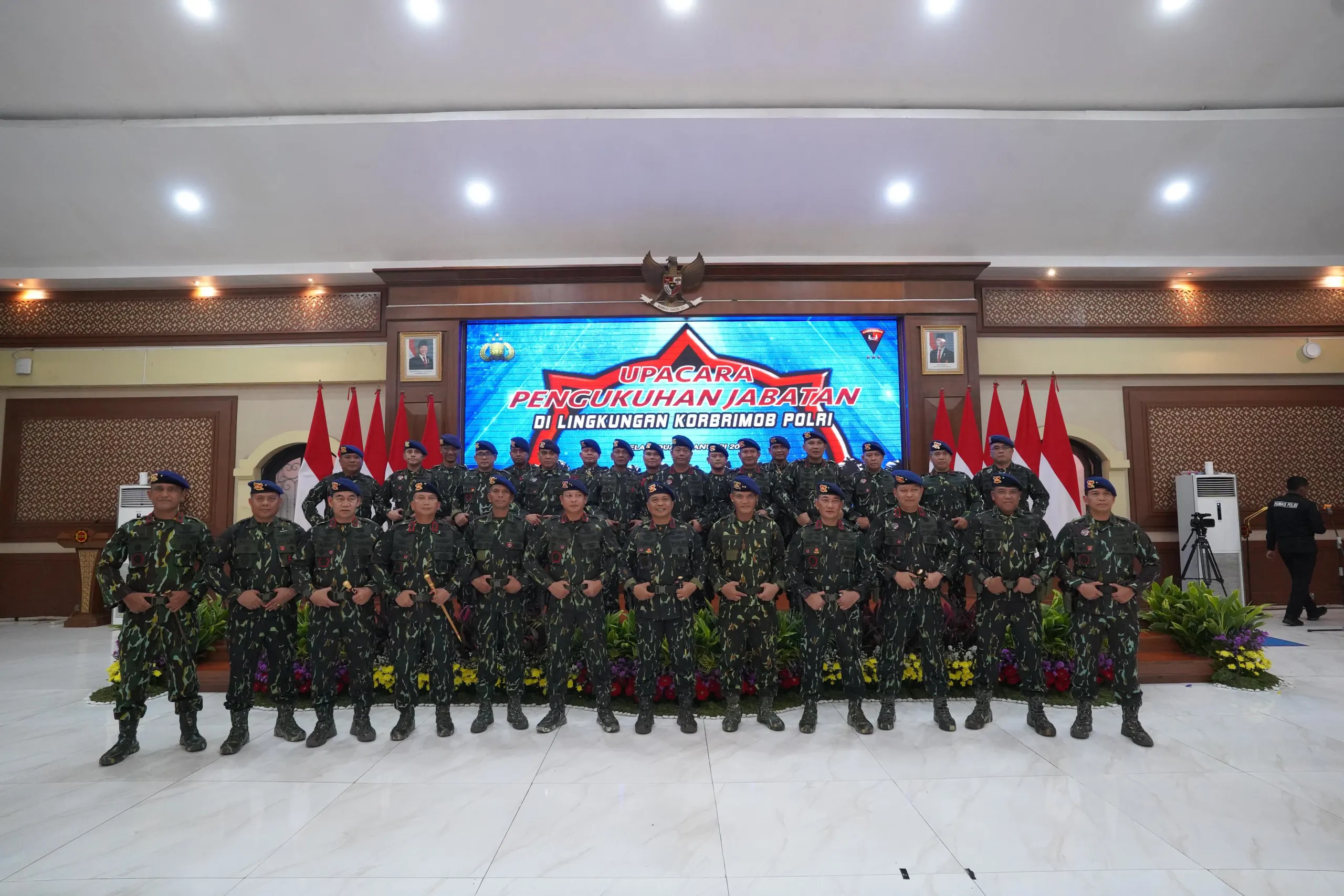 Dankorbrimob Polri Kukuhkan Pejabat Korbrimob Polri, Perkuat Kapasitas Teknis KBRN dan Jibom Dankorbrimob Polri Kukuhkan Pejabat Korbrimob Polri, Perkuat Kapasitas Teknis KBRN dan Jibom