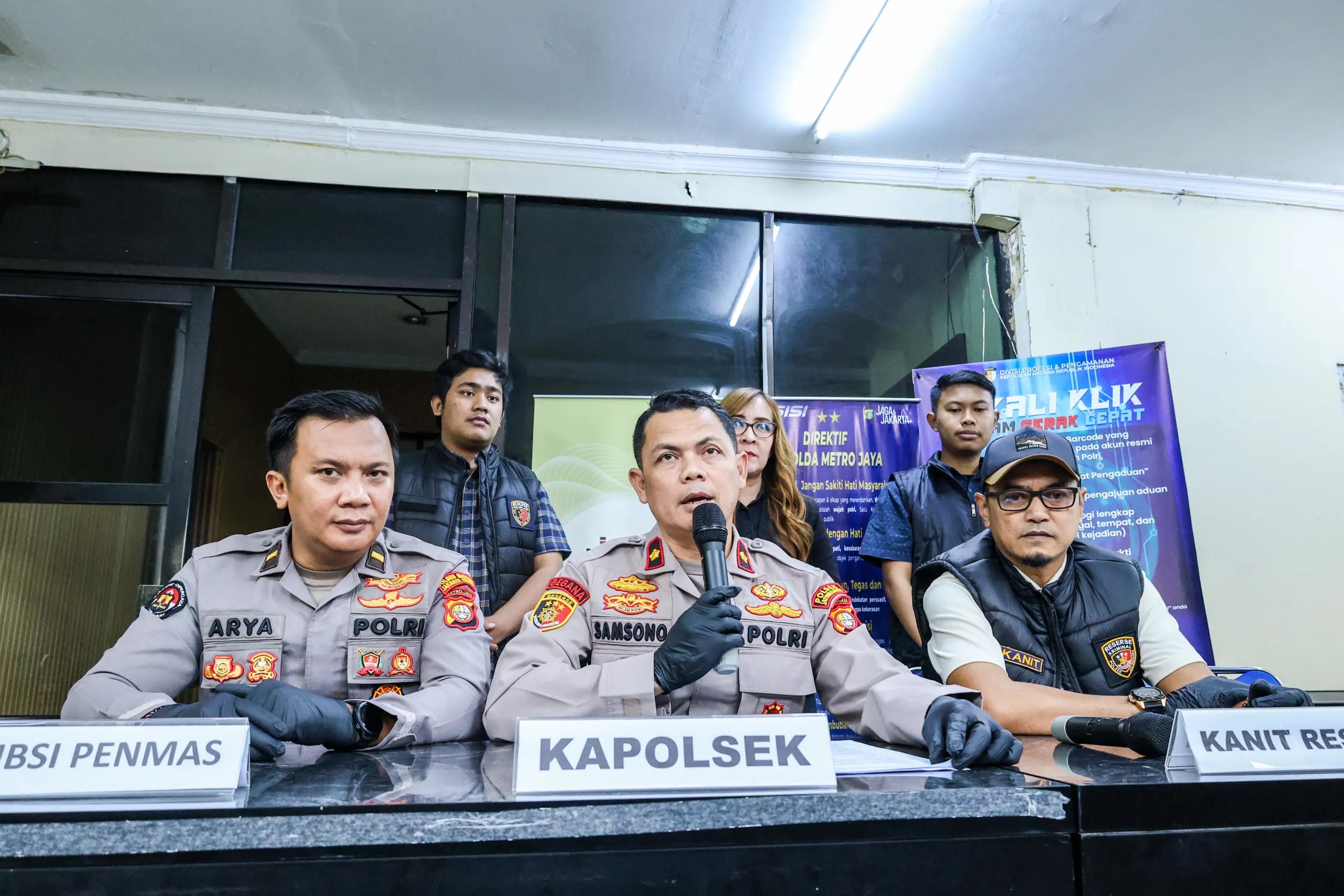 Polsek Jatinegara Amankan Dua Pelaku Pencopetan