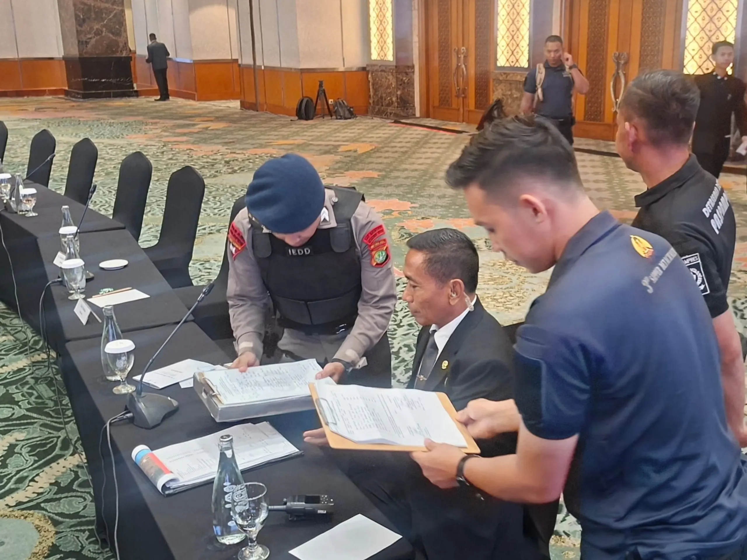 Brimob Polda Metro Amankan Rangkaian Kunjungan Presiden Timor Leste