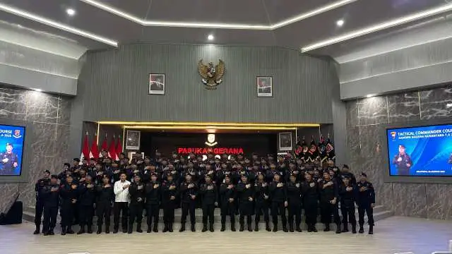 Wadankorbrimob Polri Pimpin Upacara Pembukaan Rakernis Manajemen Taktis Danden Gegana Satbrimob Polda T.A. 2025