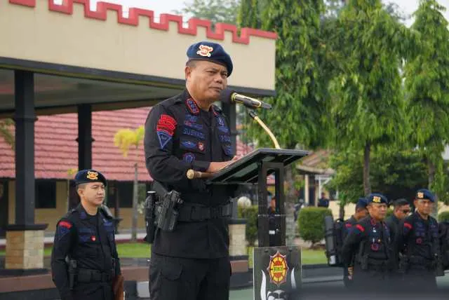 Dansat Brimob Polda Sumsel Pimpin Apel Satuan jajajranSatbrimob Polda Sumsel, Bahas Perkembangan Sitkamtibmas Dansat Brimob Polda Sumsel Pimpin Apel Satuan jajajranSatbrimob Polda Sumsel, Bahas Perkembangan Sitkamtibmas