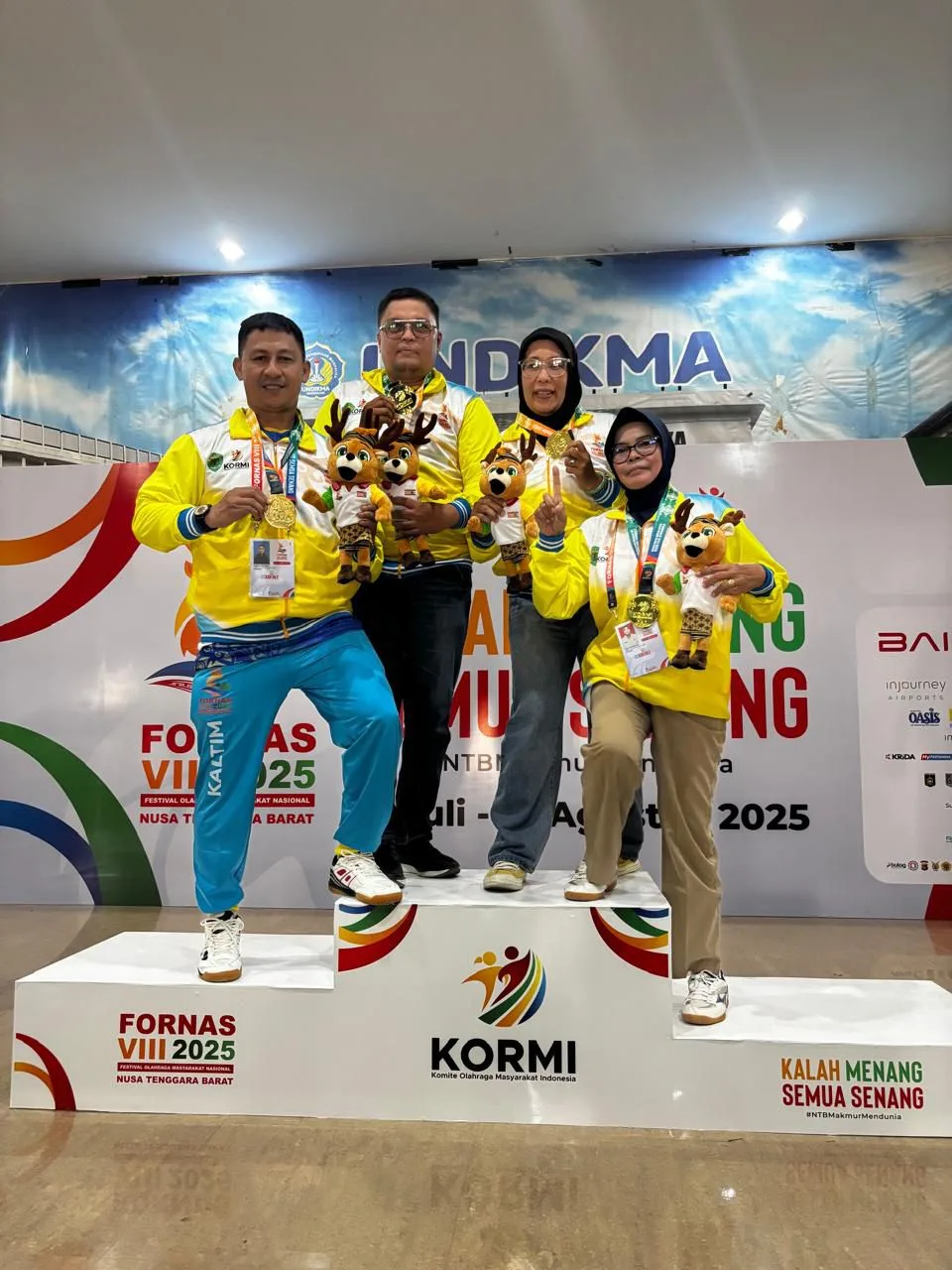 Aipda Bahmid Personel Brimob Kaltim, Sabet Medali Emas dan Perak Kejuaraan Fornas VIII Formi 2025 Tenis Meja Aipda Bahmid Personel Brimob Kaltim, Sabet Medali Emas dan Perak Kejuaraan Fornas VIII Formi 2025 Tenis Meja
