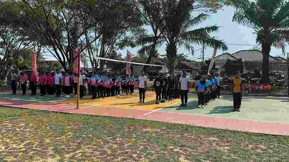 Turnamen Voli Danyon A Cup 2025, Atar Bhayangkari Resmi Dibuka di Balikpapan