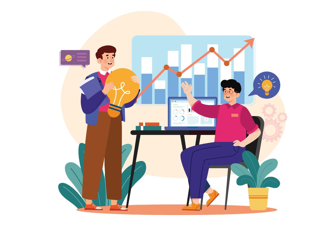 Team working together