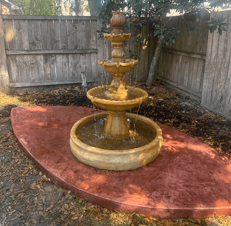 Paris fountain ( color golden wheat ) pool 4”ft