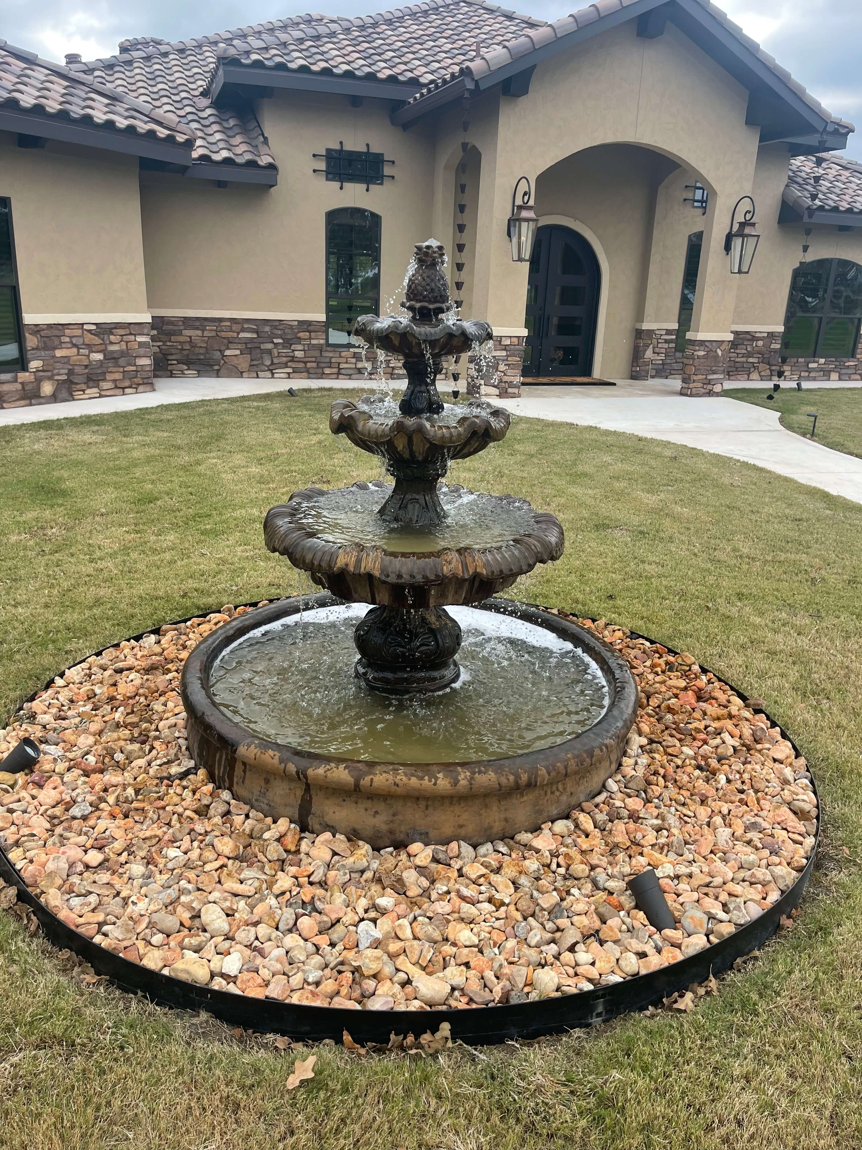Italian fountain pool 5” ft